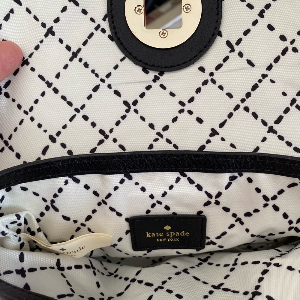 NWT Kate Spade Wallet Wristlet Black Leather - Chrystie Street Evan - Picture 7 of 7